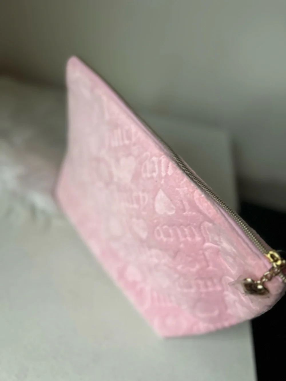 Juicy Couture Pink Velvet make up Cosmetic Pouch